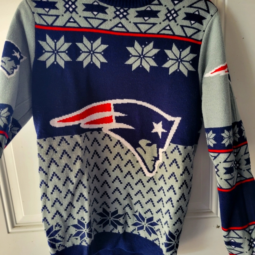 New England Patriots holiday sweater